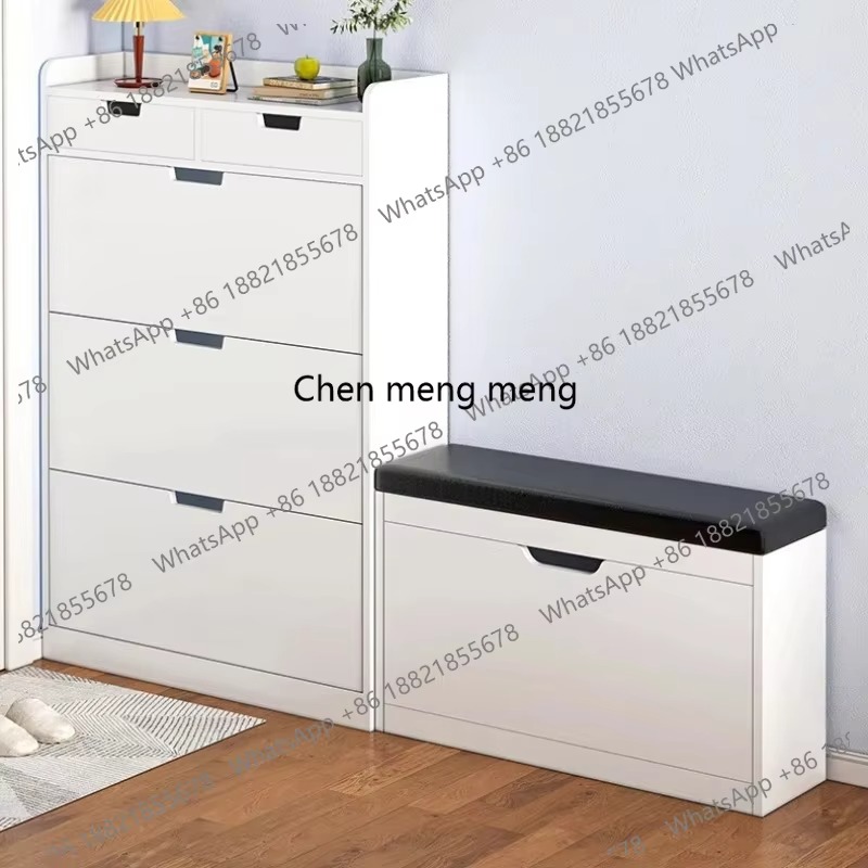 Men Shoes Rack - Zapatero Vertical Moderno RR, Mueble Multicapa