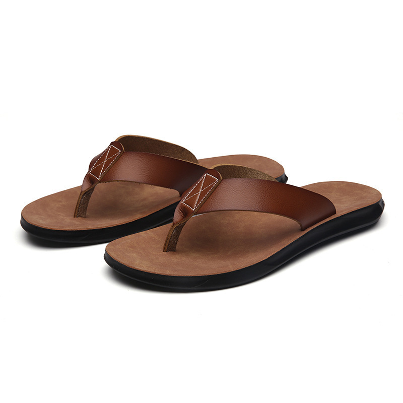 Men Shoes Ecco - Sandalias Italianas de Cuero Nuevas para