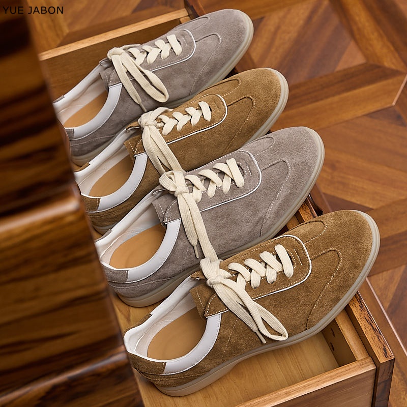 Men Shoes Trainers - Zapatos Agan de cuero genuino retro