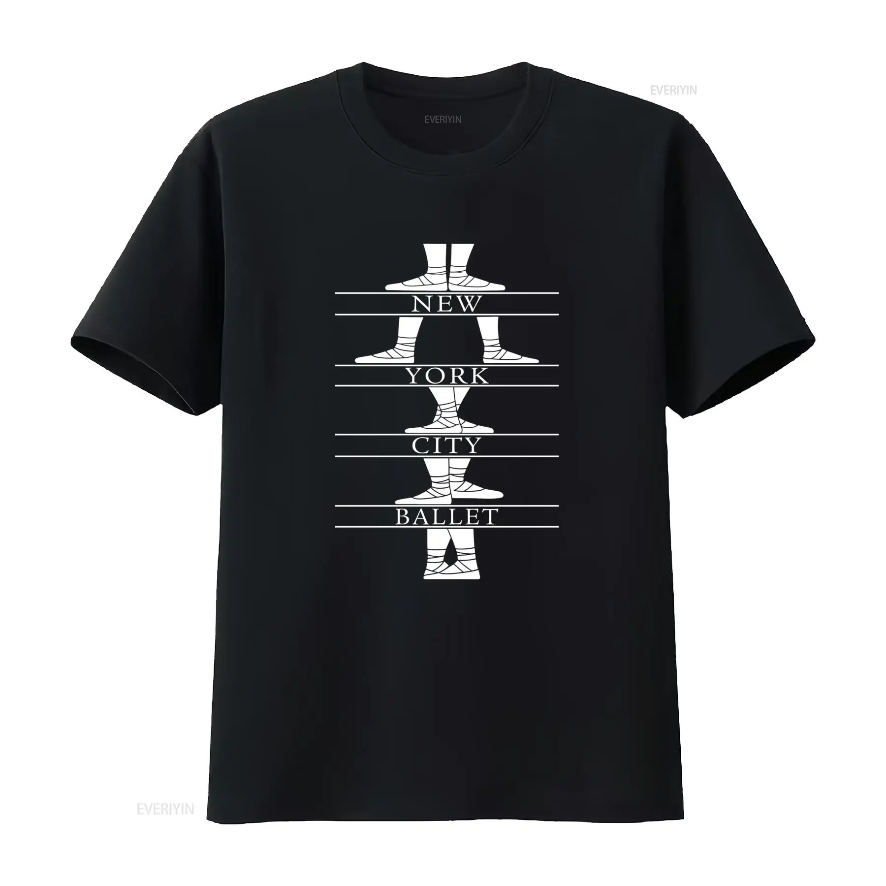 Men'S Shoes York - Camiseta Casual con Estampado de Zapatillas