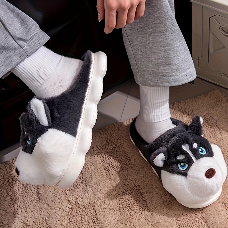 Men Shoes Eu To Us Size - ZUOFU Lindas Pantuflas de Peluche con