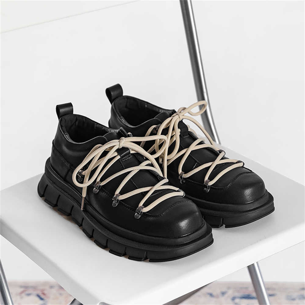 Men Shoes Name - Botas deportivas de tacón grueso con