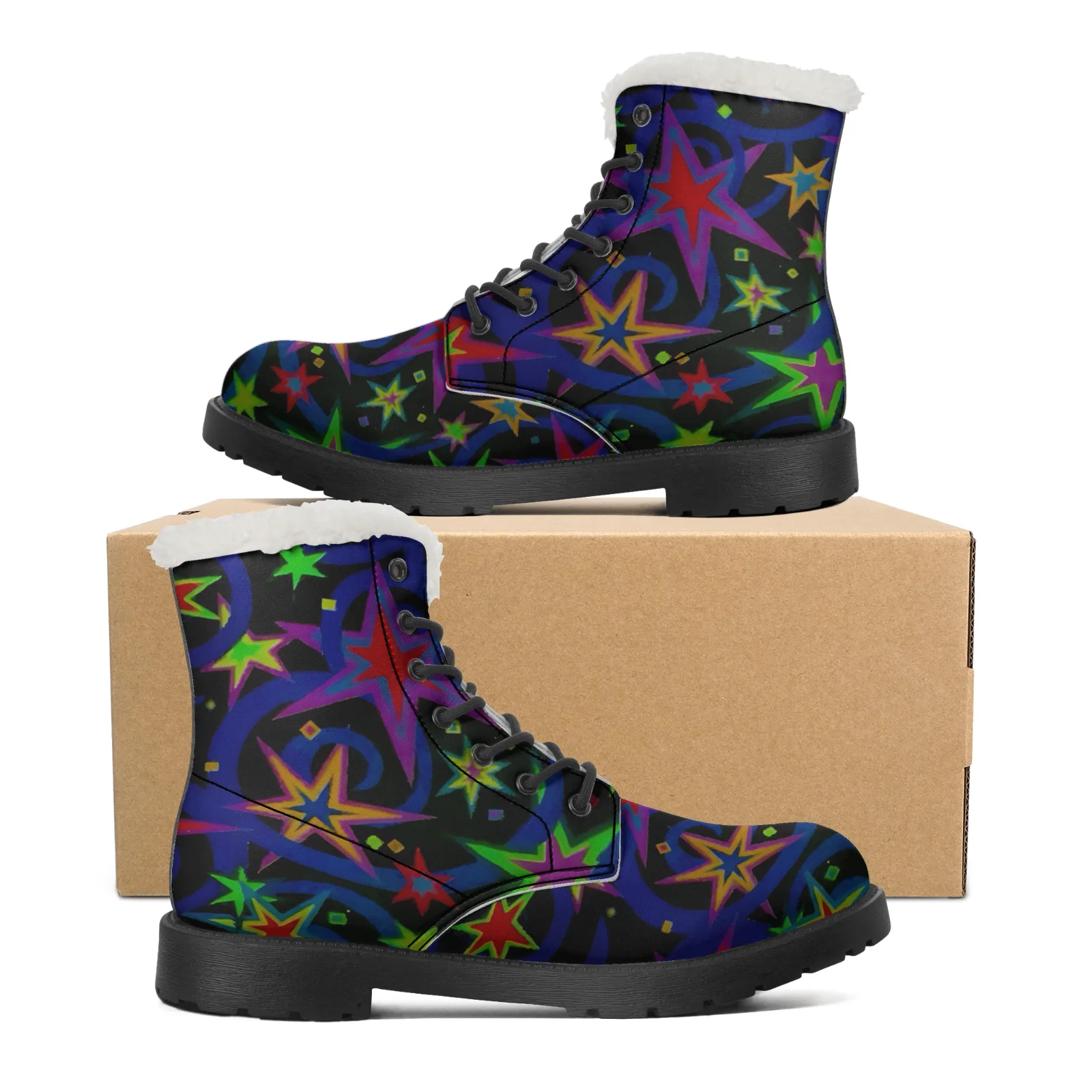 Botas de nieve de felpa Starli - Men Shoes Eu To Us Size reseña y precio