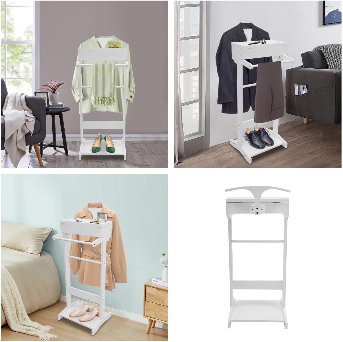 Perchero de madera para hombre - Men Shoes Rack reseña y precio