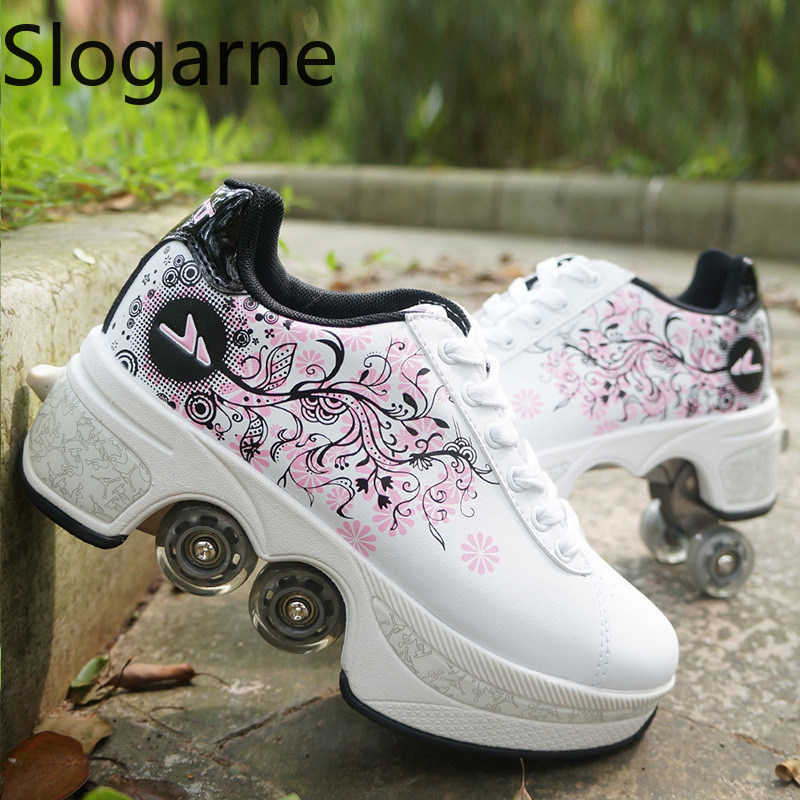 Zapatos de patines de 4 ruedas - Men Shoes Running reseña y precio