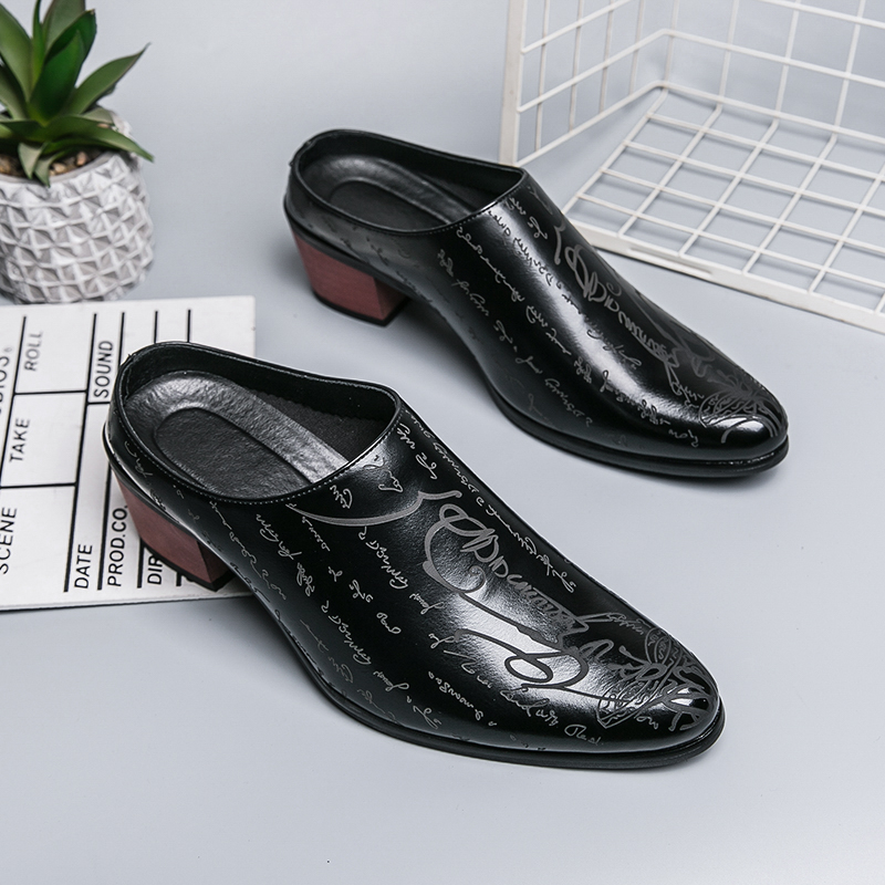 Mules de Cuero Marrón para Hom - Men'S Shoes Slip On reseña y precio