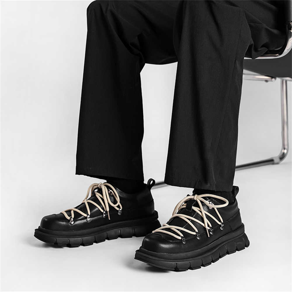 Botas deportivas de tacón grue - Men Shoes Name reseña y precio